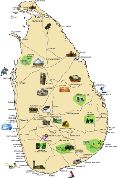 Srilanka-map